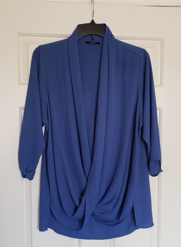 Forever 21 - blue blouse